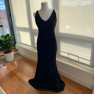 SOLD / Ralph Lauren Velvet Sleeveless Dress
